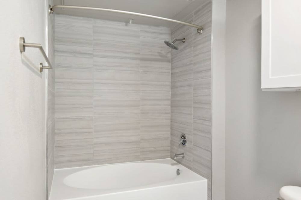 Shower and tub at Collier in Pflugerville, Texas