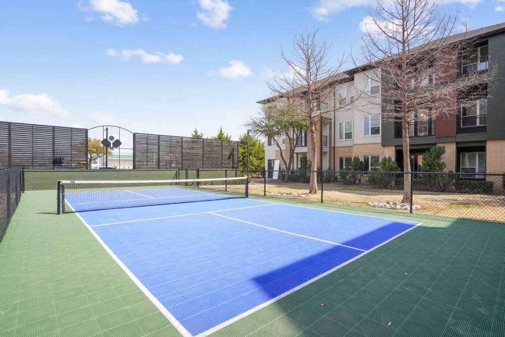 Pickleball court at Dorian and Encore in Plano, Texas