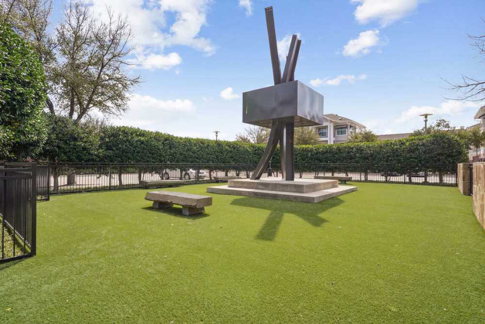 Dog park at Dorian and Encore in Plano, Texas