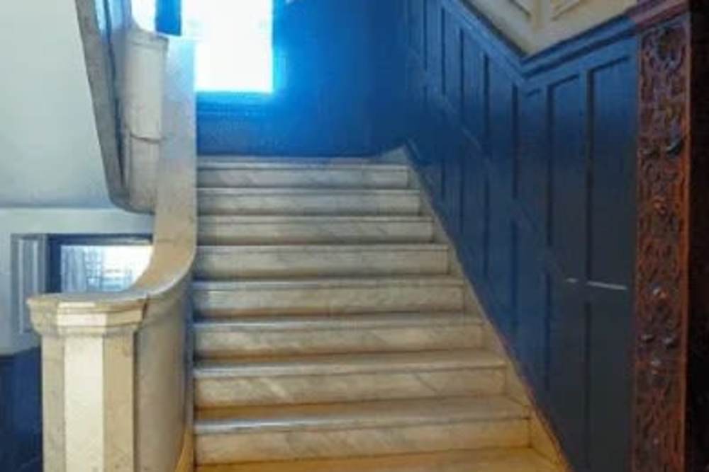Stairwell access at Detroit Living in Detroit,Michigan