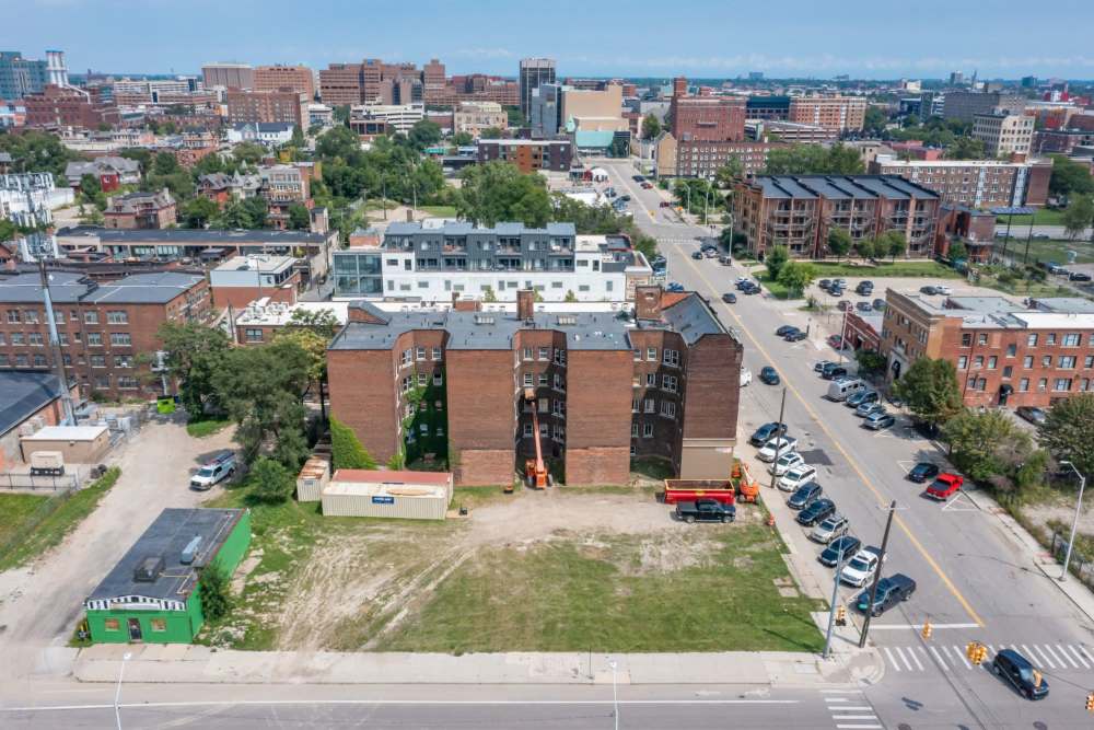 Neighborhood view at Detroit Living in Detroit, 