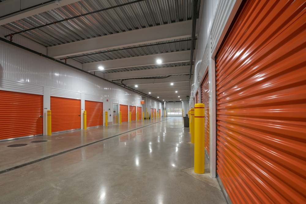 Hallway and Storage Units at 1-800-Self-Storage.com in Troy, Michigan