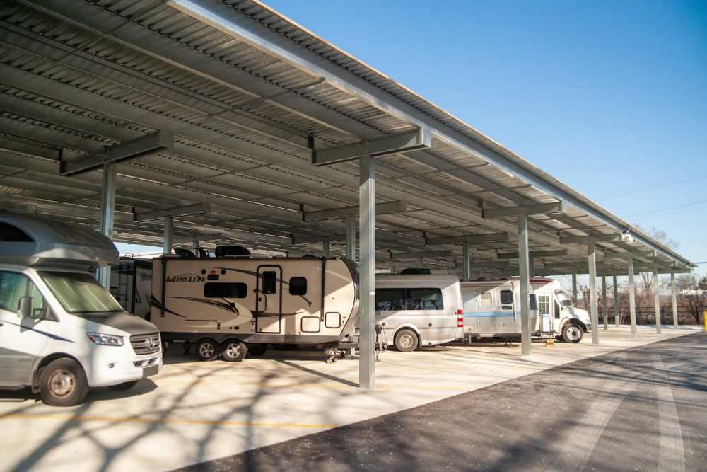 RV Storage Area at 1-800-Self-Storage.com in Grand Blanc, Michigan
