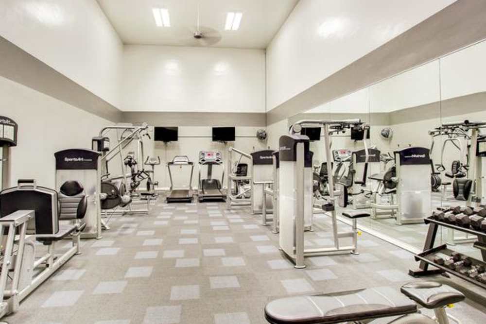 Fitness center at Ansley Murrayhill in Tigard, Oregon