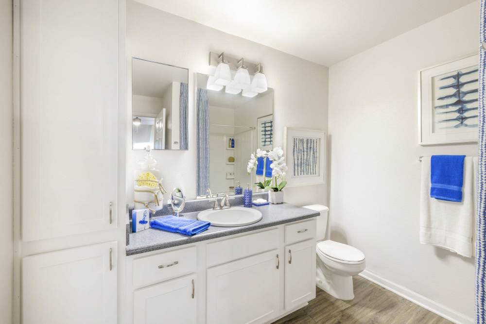 Bathroom with a toilet at Eastland Trails in Independence, Missouri