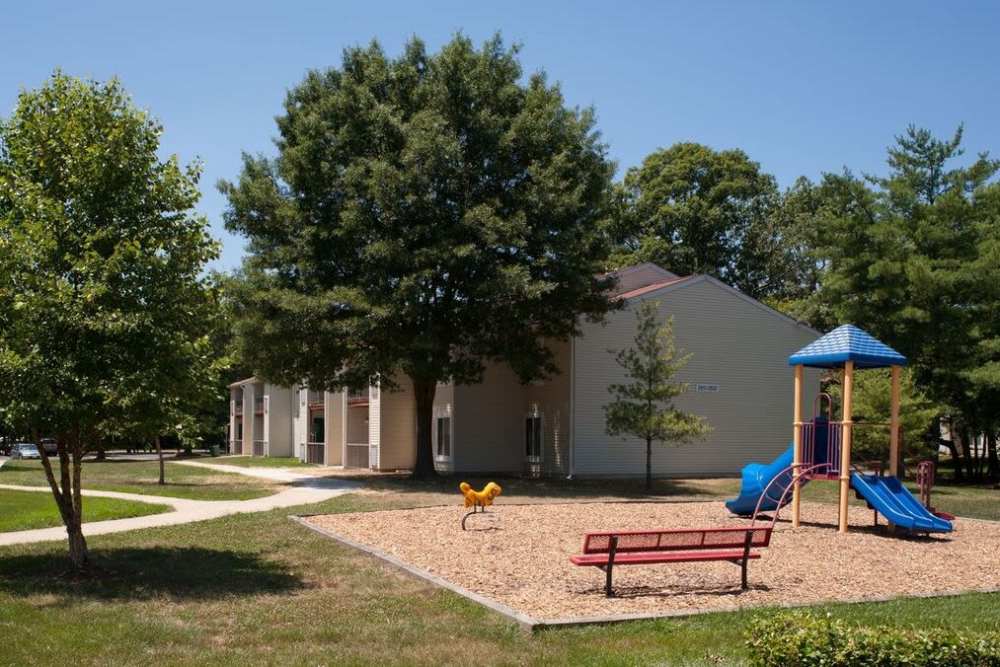Large playground at Smallwood Gardens in Waldorf,Maryland