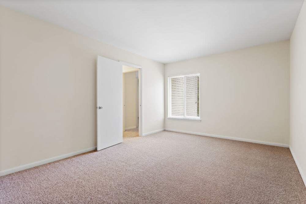 Unfurnished apartment room with carpet flooring at Smallwood Gardens in Waldorf,Maryland