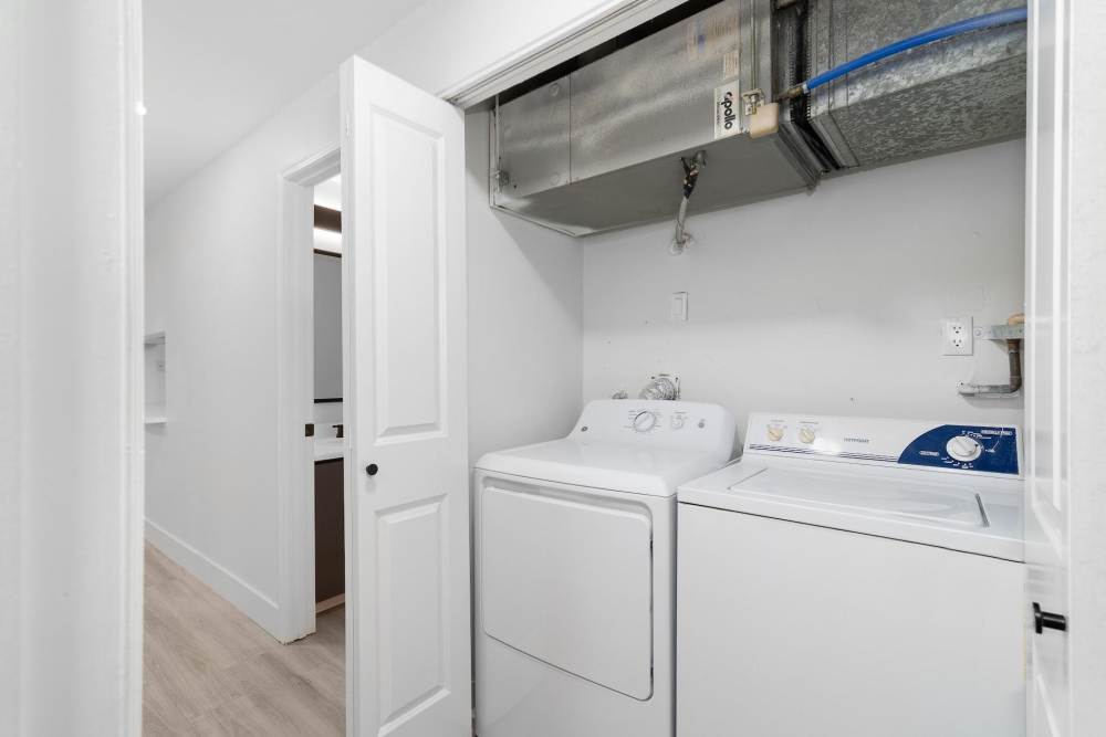 Laundry at The Rosewood Apartments in Vancouver, Washington