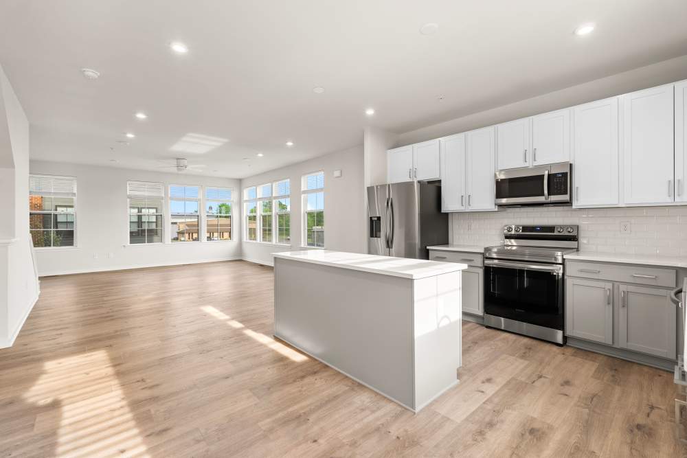 Townhome with spacious layout at The Westbrook at Brewer's Row in Richmond, Virginia