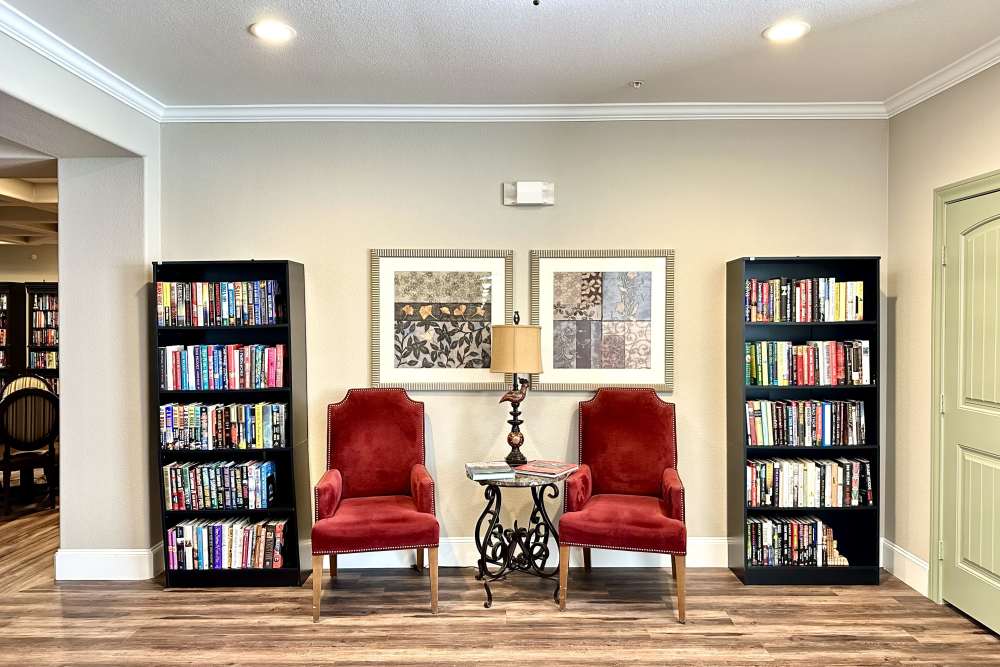 Beautiful room filled with activities for an engaged community