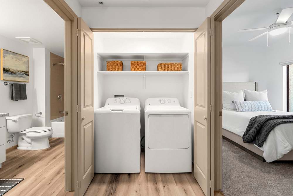 Laundry area at Olympus at Arroyo Verde in Tucson, Arizona