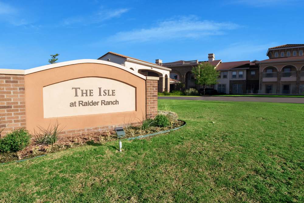 Courtyard at Isle at Raider Ranch in Lubbock, Texas