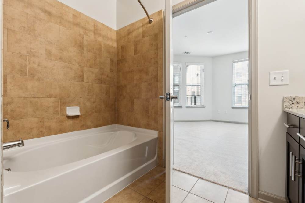 Bathroom with a bathtub at 322 Baldwin in Odenton, Maryland
