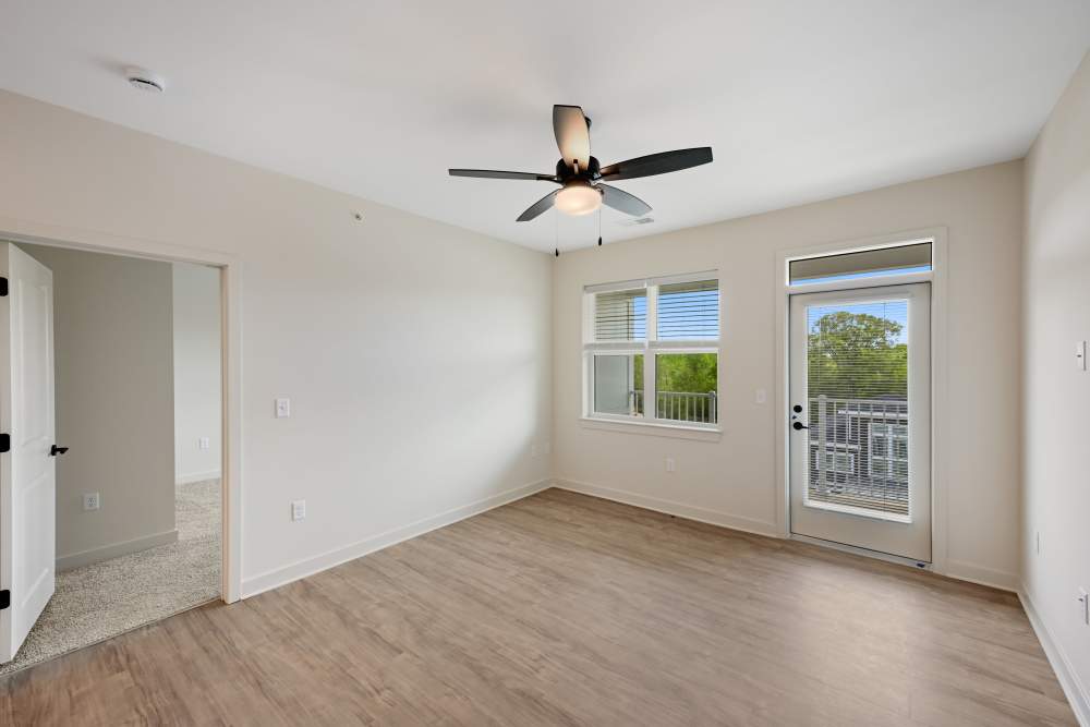 View of a room with windows and fan Canopy on Western in Waldorf, Maryland