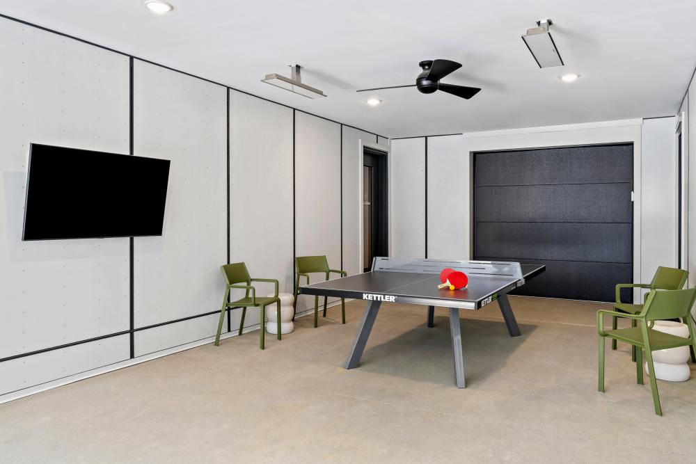Table tennis table at The Alder on Dabney in Richmond, Virginia