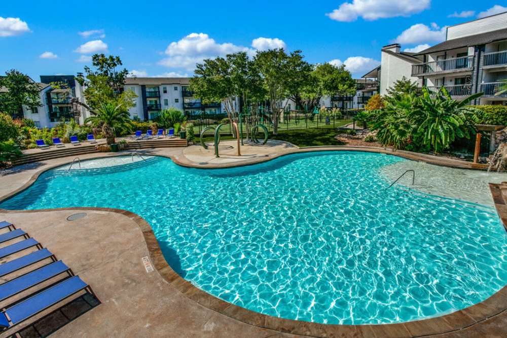 Swimming pool at Palatia Apartment Homes in San Antonio, Texas