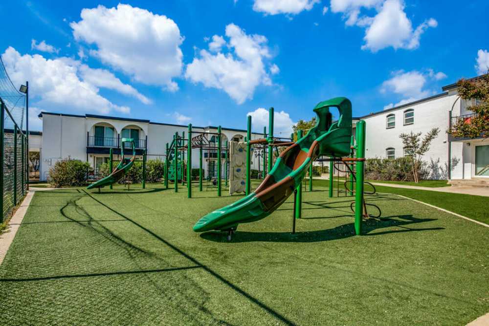Kids play area at Palatia Apartment Homes in San Antonio, Texas
