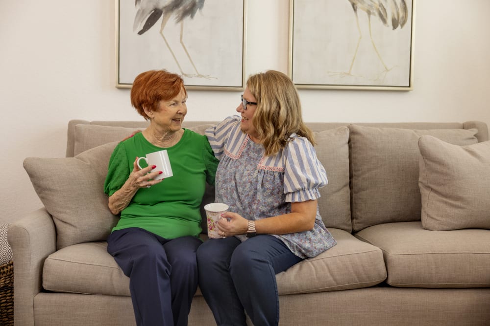 Resident doing a memory activity at The Barclay at Santa Rosa Beach in Santa Rosa Beach, Florida