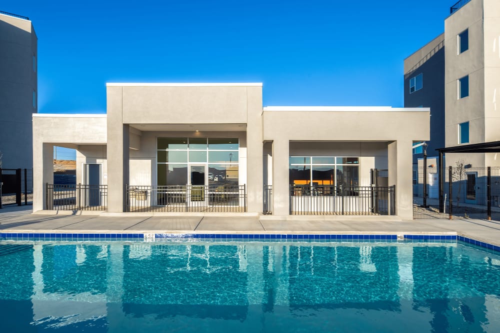 Swimming Pool at Casa de Encantada Senior Apartments in Rio Rancho, New Mexico