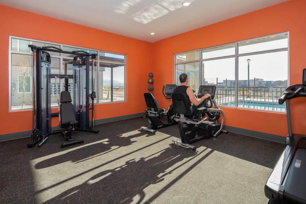 Fitness Center at Casa de Encantada Senior Apartments in Rio Rancho, New Mexico