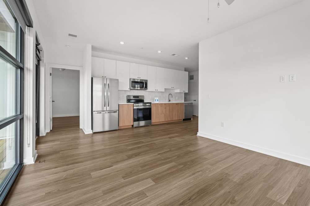 Spacious floor plan layout at The Alder on Dabney in Richmond, Virginia