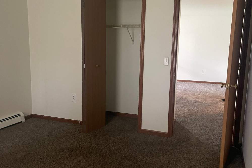 Walk-in closets at Trinity Buena Vista in Saint Charles, Michigan,