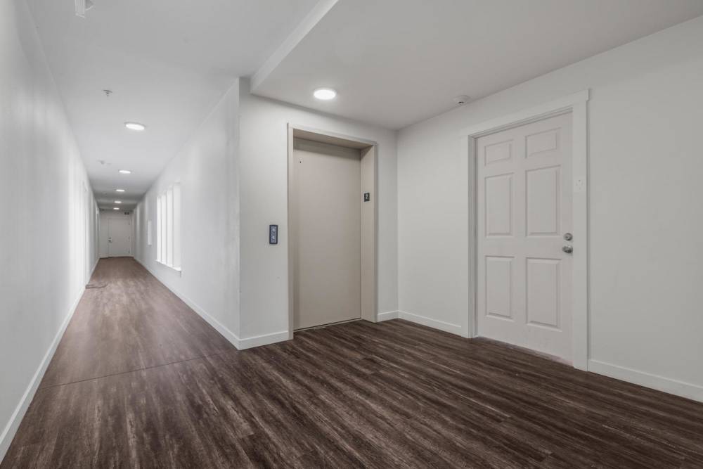 Elevator at Blanton Commons in Beaverton, Oregon