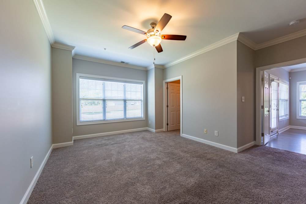 Unfurnished bedroom at Amelia Apartments in Fayetteville, North Carolina