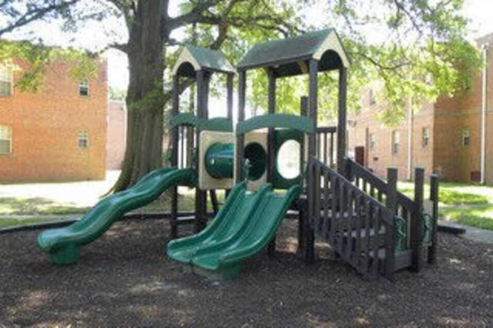 Community playground at Parkwood Manor in Norfolk, Virginia