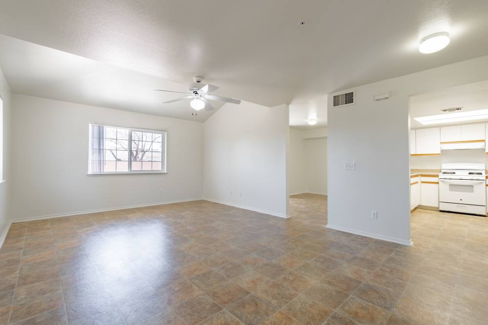 living room at Marine Palms in Twentynine Palms, California