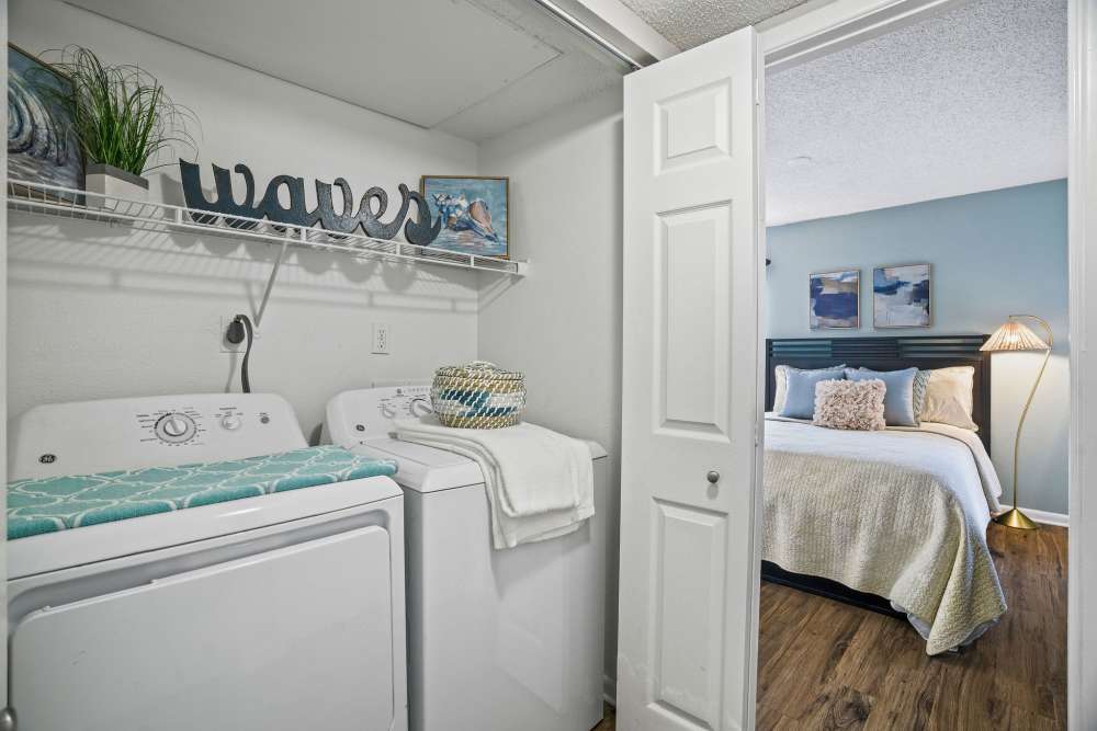 In-unit laundry at Waterstone At Carrollwood in Tampa, Florida