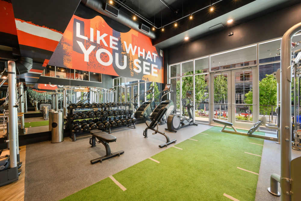 Graham fitness center at The Fields in Milpitas, California