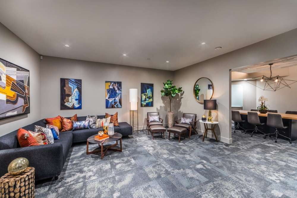 Business center at The Fields in Milpitas, California