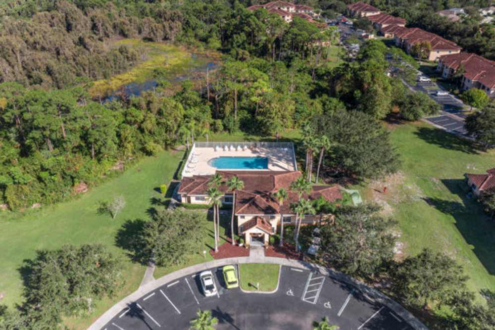 Top view of the property at Pelican Isles Apartments in Sebastian,Florida