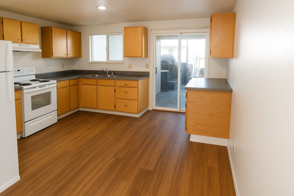 Kitchen at The Royals in Springfield, Oregon