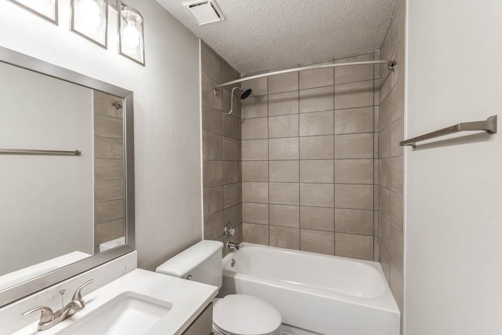 Bathroom at The Biltmore in The Woodlands, Texas