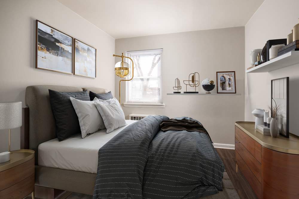 bedroom at Iron Ridge and Stonegate Apartments in Elkton, Maryland