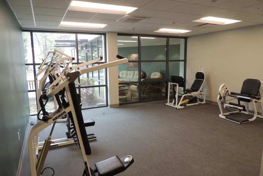 Fitness center at Capital Towers in Raleigh, North Carolina