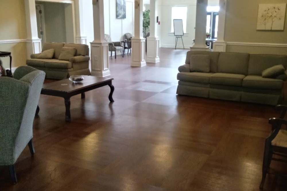 Community clubhouse at Ellsworth Commons Apartments in Greenville, North Carolina