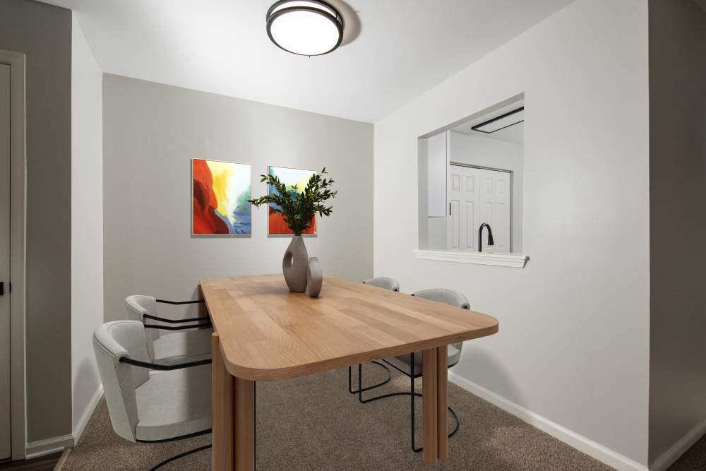 Dining Room at Iron Ridge and Stonegate Apartments in Elkton, Maryland
