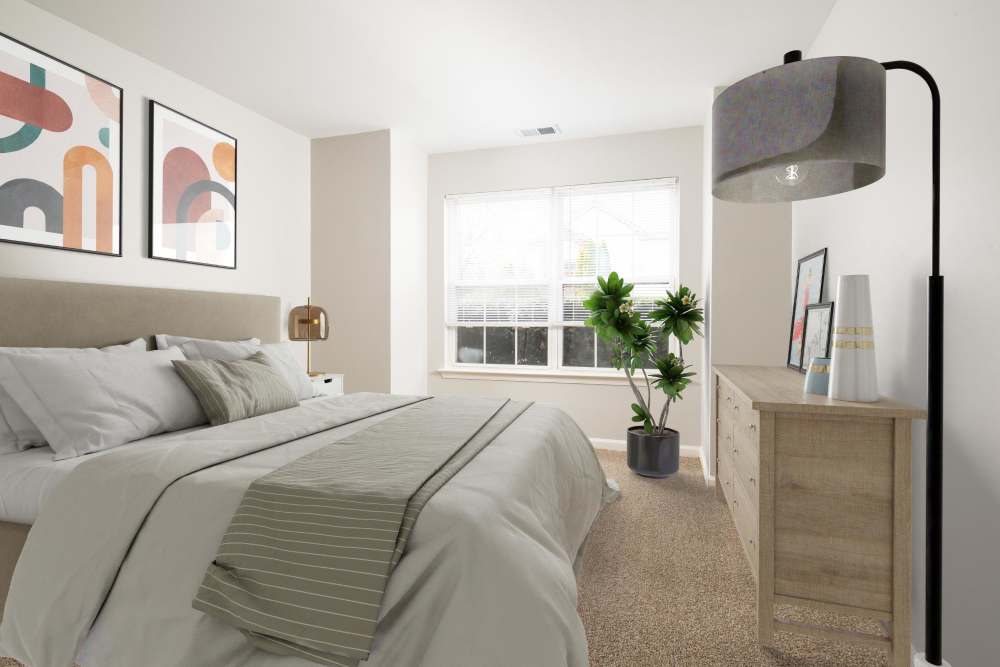 bedroom at Iron Ridge and Stonegate Apartments in Elkton, Maryland