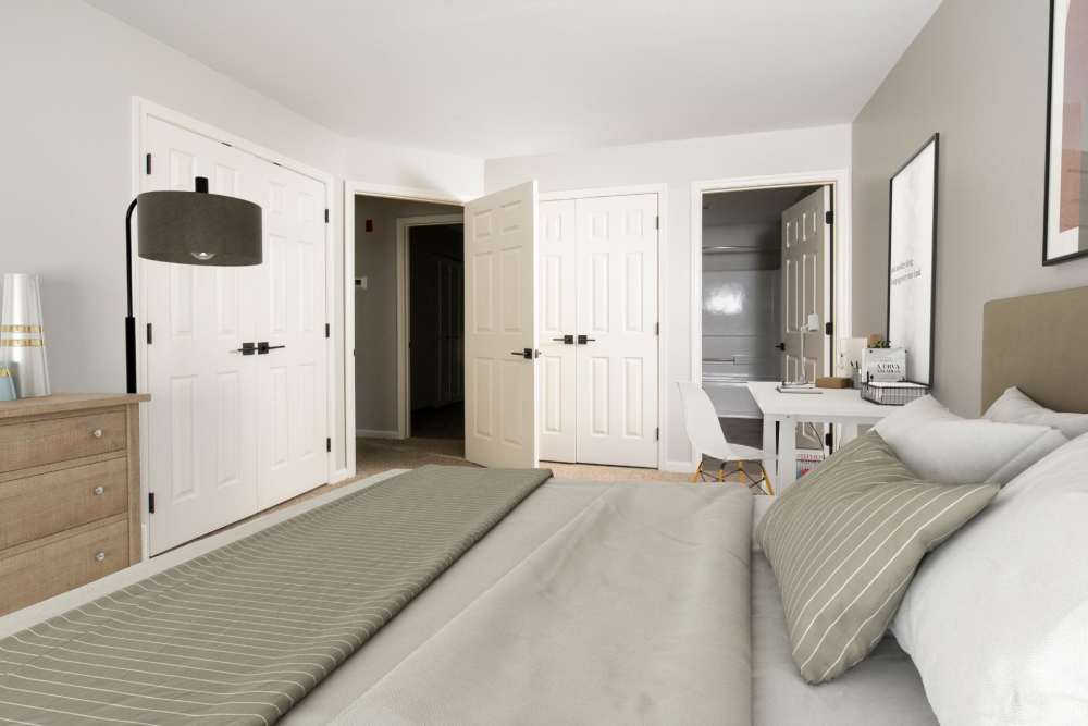 bedroom at Iron Ridge and Stonegate Apartments in Elkton, Maryland