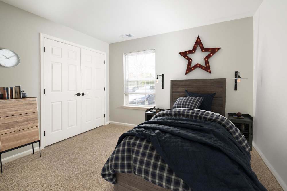 bedroom at Iron Ridge and Stonegate Apartments in Elkton, Maryland