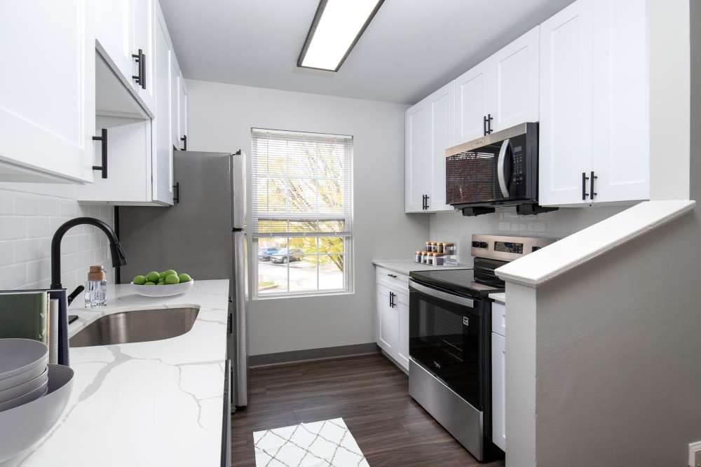 Kitchen at Iron Ridge and Stonegate Apartments in Elkton, Maryland