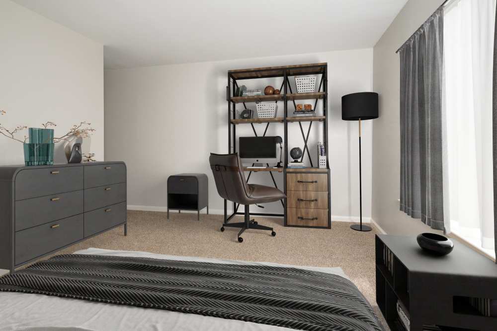 bedroom at Iron Ridge and Stonegate Apartments in Elkton, Maryland