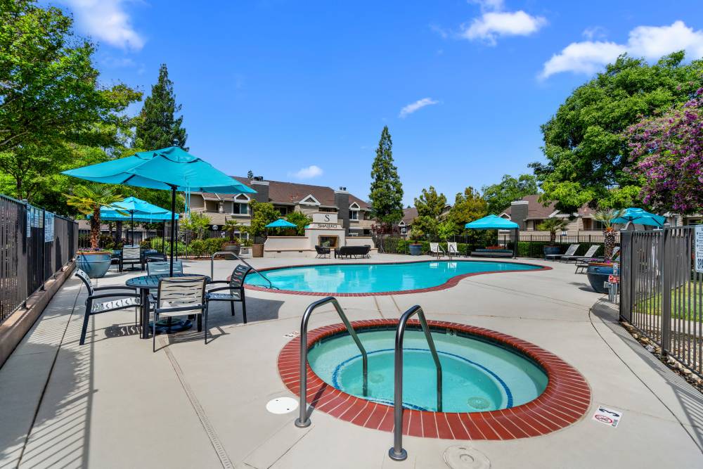 Swimming pool at Shaliko in Rocklin, California