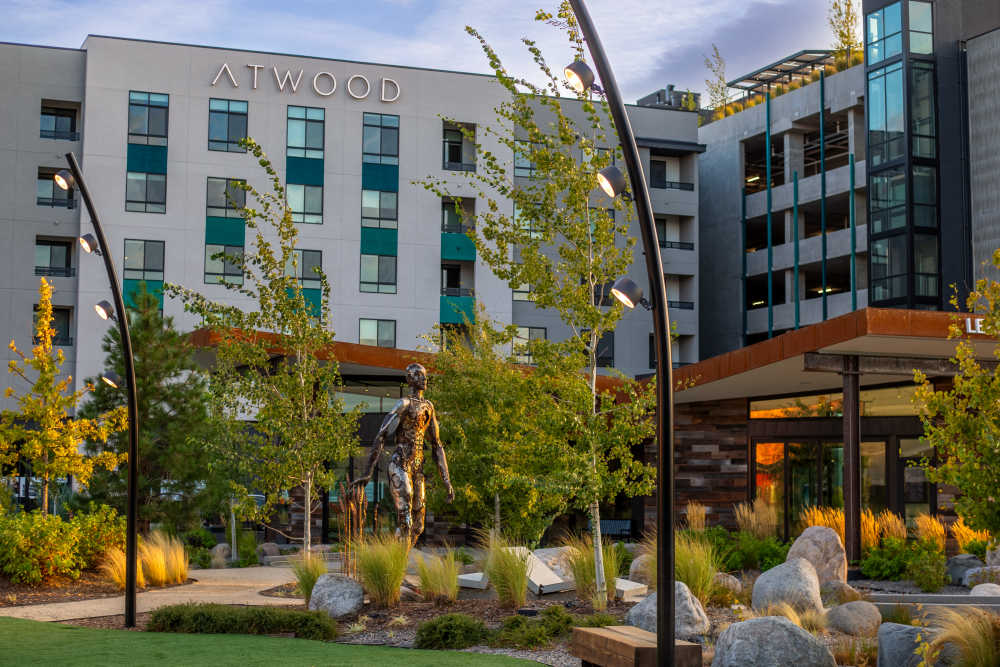 Exterior building at Reno Experience District in Reno, Nevada