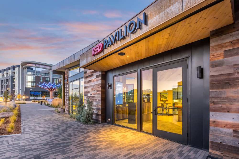 Leasing pavilion office at Reno Experience District in Reno,
