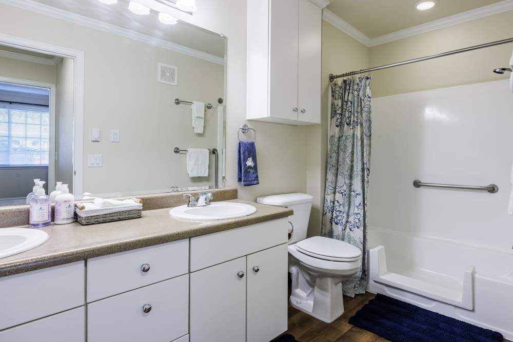 Accessible bathroom at Truewood by Merrill, Vancouver in Vancouver, Washington