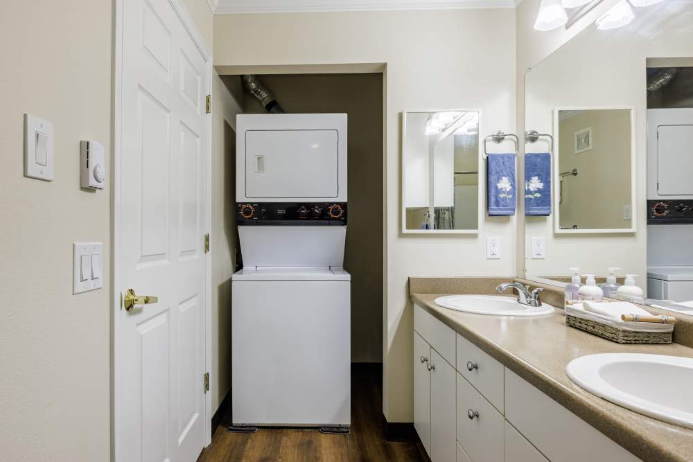 In-unit washer and dryer at Truewood by Merrill, Vancouver in Vancouver, Washington